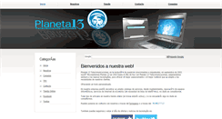 Desktop Screenshot of planeta13.com